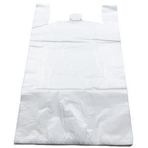 Clear Natural Color T-Shirt Bags - 20"X10"X36" - 200 Bags - 22 microns - Clear - CLRHD201036 - AssurePak