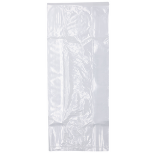 Clear (Natural Color) LDPE Poly (No Venting Holes) - 6"x3"x15" - 1000 Bags - 0.80 mil - Clear - LDPOLY6315WF - AssurePak
