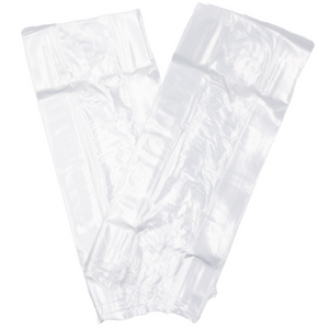 Clear (Natural Color) LDPE Poly (No Venting Holes) - 6"x3"x15" - 1000 Bags - 0.80 mil - Clear - LDPOLY6315WF - AssurePak