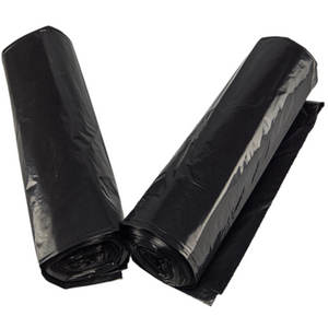 Black LDPE Coreless Trash Bags - 33"x45" - 30 Bags - 3.0 mil - Black - 3M3345BLKLDTL - AssurePak