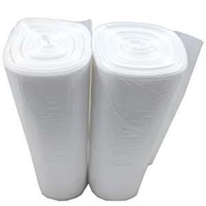 Clear (Natural Color) HDPE Coreless Trash Liners - 40"x48" - 250 Bags - 12 microns - Clear - TL404812MWF - AssurePak