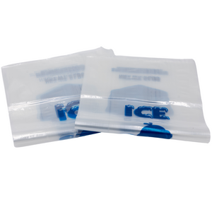 LDPE Ice Bags - 9"x18" - 1000 Bags - 1.25 mil - Clear - 5LBICELDWF - AssurePak
