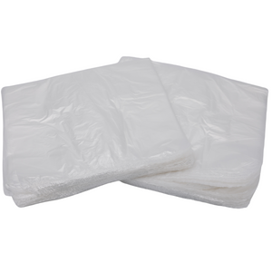Clear Natural Color T-Shirt Bags - 1/6 BBL 11.5"X6"X21" - 1000 Bags - 13 microns - Clear - CLR16BBL13M - AssurePak