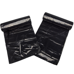 Black LDPE Coreless Trash Bags - 36"x58" - 50 Bags - 2.0 mil - Black - 2M3658BLKLDTL - AssurePak