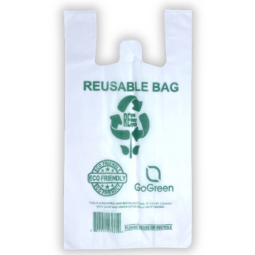 ASSUREPAK INC. - White PP Non Woven Reusable Bags - 1/6 BBL 12