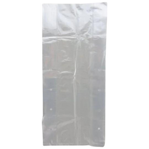 Clear (Natural Color) LDPE Poly Vented Bags (With Venting Holes) - 8"x4"x14" - 1000 Bags - 0.80 mil - Clear - LDVENT8414FTNWF - AssurePak