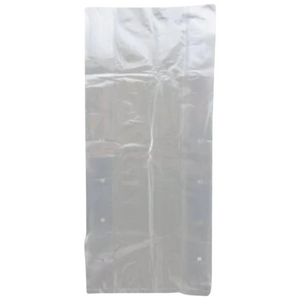 ASSUREPAK INC. - Clear (Natural Color) LDPE Poly Vented Bags (With Venting Holes) - 8"x4"x18" - 1000 Bags - 0.90 mil - Clear - LDVENT8418-09M-WF