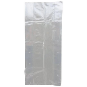 Clear (Natural Color) LDPE Poly Vented Bags (With Venting Holes) - 8"x4"x18" - 1000 Bags - 0.90 mil - Clear - LDVENT8418-09M-WF - AssurePak