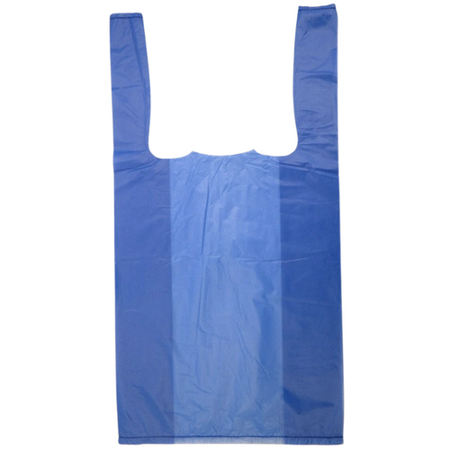 Colored Unprinted HDPE T-Shirt Bags - 1/10 BBL 8