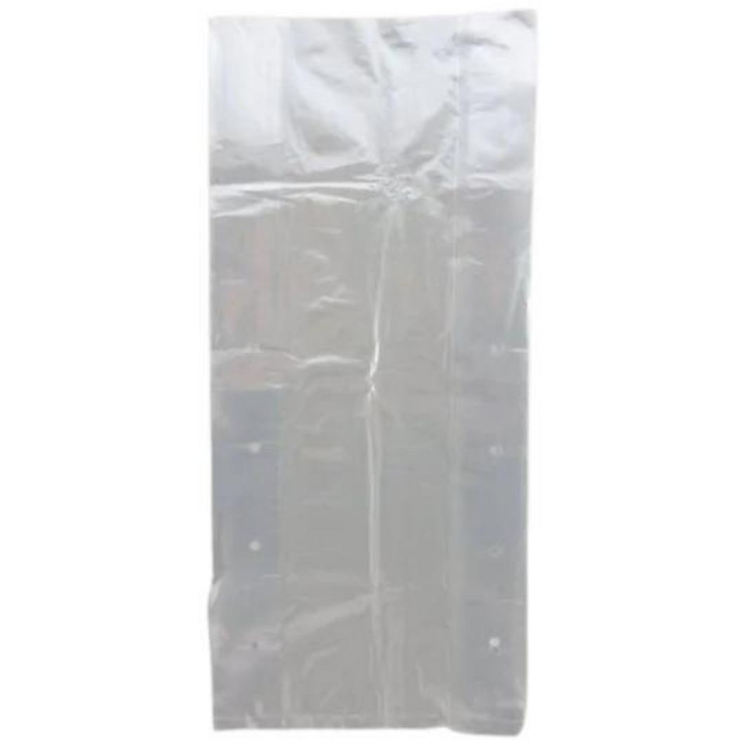 Clear (Natural Color) LDPE Poly Vented Bags (With Venting Holes) - 6