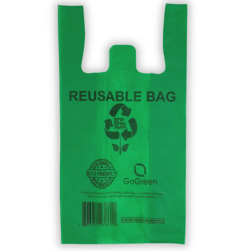 ASSUREPAK INC. - Green PP Non Woven Reusable Bags - 1/6 BBL 12