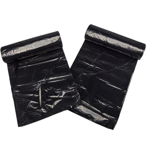 Black LDPE Coreless Trash Bags - 38