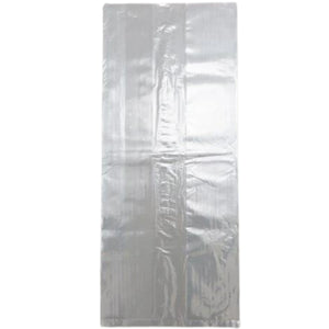 Clear (Natural Color) LDPE Poly (No Venting Holes) - 10"x8'x24" - 200 Bags - 1.4 mil - Clear - LDPOLY10824WF-XHD - AssurePak