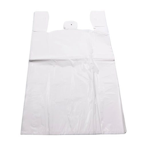 ASSUREPAK INC. - White Unprinted HDPE T-Shirt Bags - 16