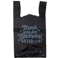 ASSUREPAK INC. - Easy Open - Black Printed HDPE T-Shirt Bags - 1/5 BBL 13