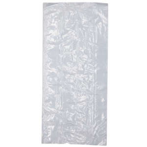 Clear (Natural Color) LDPE Poly (No Venting Holes) - 8"x4"x18" - 1000 Bags - 0.90 mil - Clear - LDPOLY8418WF-HD - AssurePak