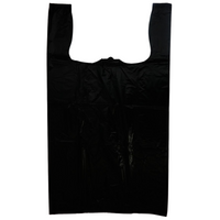 ASSUREPAK INC. - Black Unprinted HDPE T-Shirt Bags - 17