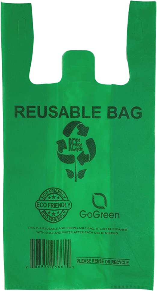 Reusable clearance green bags