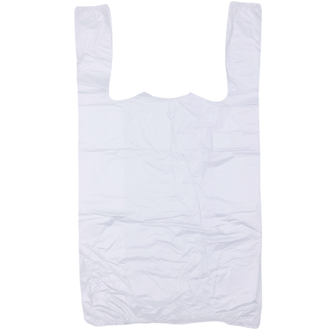 Clear Natural Color T-Shirt Bags - 1/8 BBL (10