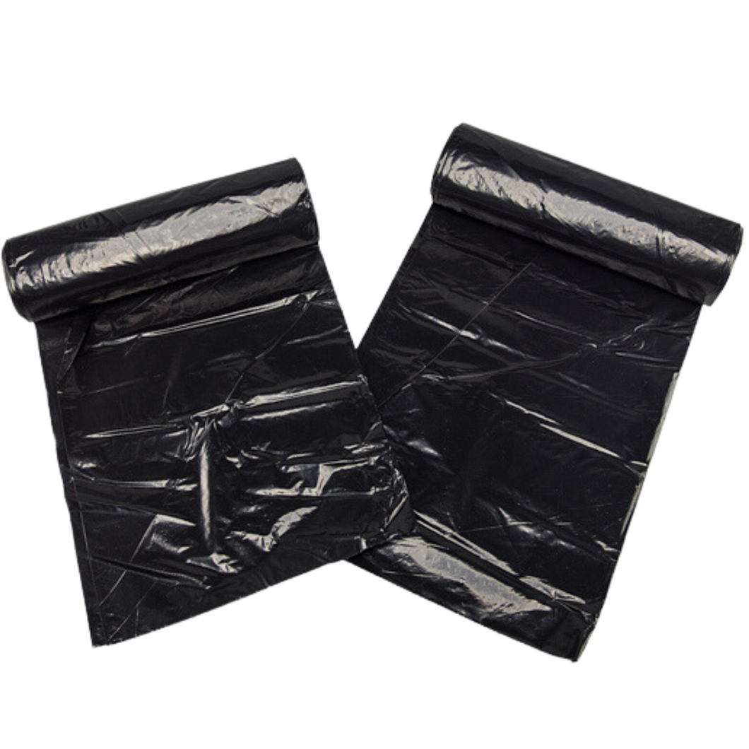 Black LDPE Coreless Trash Bags - 33