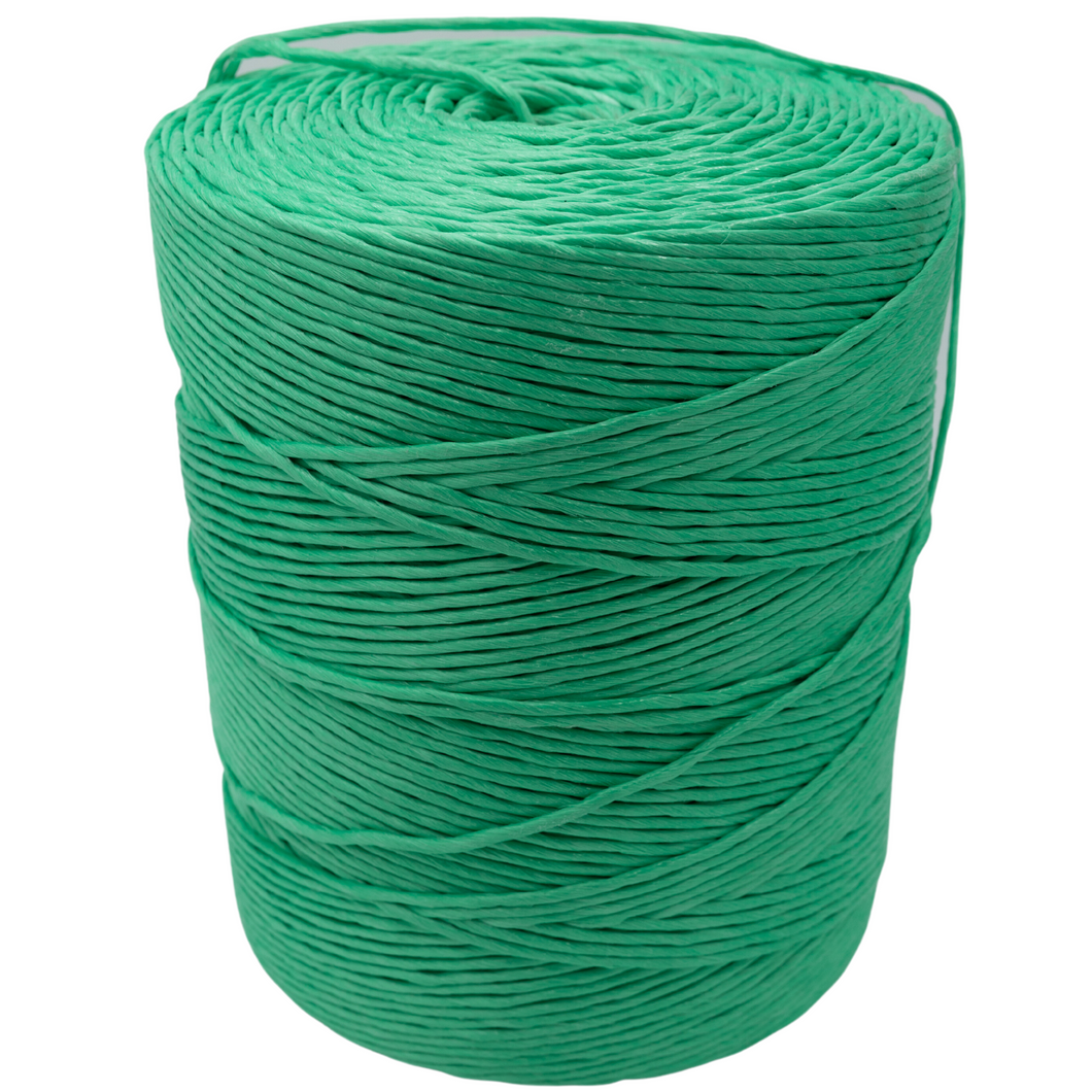 Twine - Polypropylene Bailing Twine - 4000' - 4000 Bags - 350 LB Knot Strength - Green - PPTWINE4000/350 - AssurePak