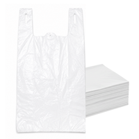 ASSUREPAK INC. - White Unprinted HDPE T-Shirt Bags - 17
