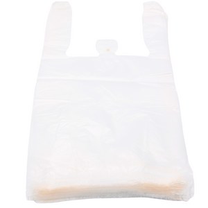 ASSUREPAK INC. - Clear Natural Color T-Shirt Bags - 1/10 BBL 8"X4"X15" - 1500 Bags - 14 microns - Clear - CLR8415BBL14M