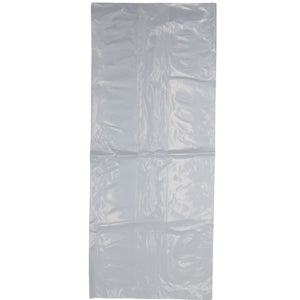 Clear (Natural Color) LDPE Poly (No Venting Holes) - 10"x8'x24" - 200 Bags - 1.4 mil - Clear - LDPOLY10824WF-XHD - AssurePak