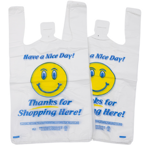 Custom Po HDPE LDPE Die Cut Handle Plastic Thank You Bags with