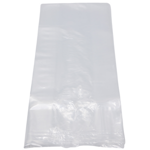 Clear (Natural Color) LDPE Poly (No Venting Holes) - 6"x3"x15" - 1000 Bags - 0.80 mil - Clear - LDPOLY6315WF - AssurePak