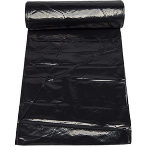 Black LDPE Coreless Trash Bags - 36"x58" - 50 Bags - 2.0 mil - Black - 2M3658BLKLDTL - AssurePak