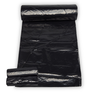 ASSUREPAK INC. - Black LDPE Coreless Trash Bags - 24"x33" - 500 Bags - 0.6 mil - Black - 243306MBLKLDTL