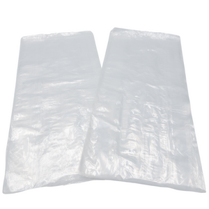 Clear (Natural Color) LDPE Poly (No Venting Holes) - 8"x4"x18" - 1000 Bags - 0.80 mil - Clear - LDPOLY8418WF - AssurePak