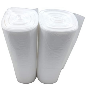 Clear (Natural Color) HDPE Coreless Trash Liners - 40"x48" - 250 Bags - 14 microns - Clear - TL404814MWF - AssurePak