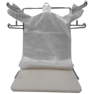 Clear Natural Color T-Shirt Bags - 1/6 BBL 11.5"X6"X21" - 1000 Bags - 13 microns - Clear - CLR16BBL13M - AssurePak