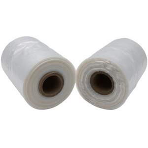 Clear (Natural Color) LDPE Poly Bag On A Roll - 8" x 4" x 18" - 1000 Bags - 1.0mil - Clear - SDPOLY8418ROLLWF - AssurePak