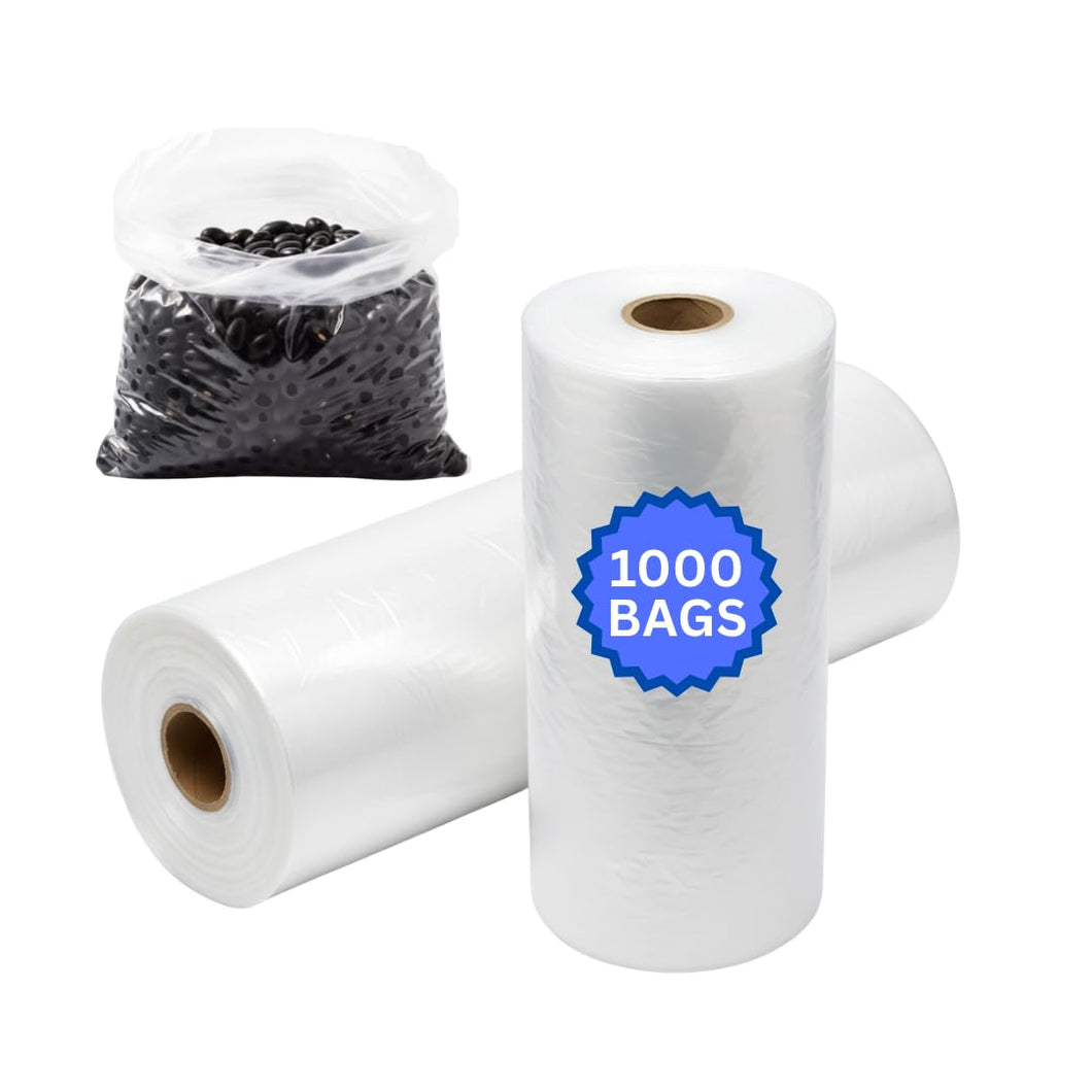 ASSUREPAK INC. - Clear (Natural Color) LDPE Poly Bag On A Roll - 12