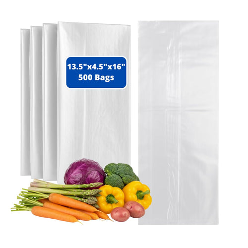 ASSUREPAK INC. - Clear (Natural Color) LDPE Poly (No Venting Holes) - 13.5