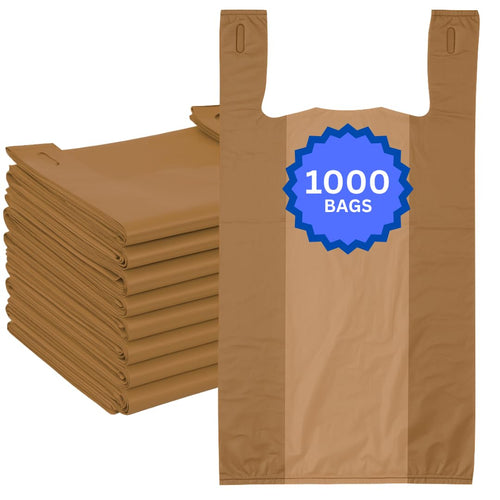 ASSUREPAK INC. - Colored Unprinted HDPE T-Shirt Bags - 1/6 BBL 11.5