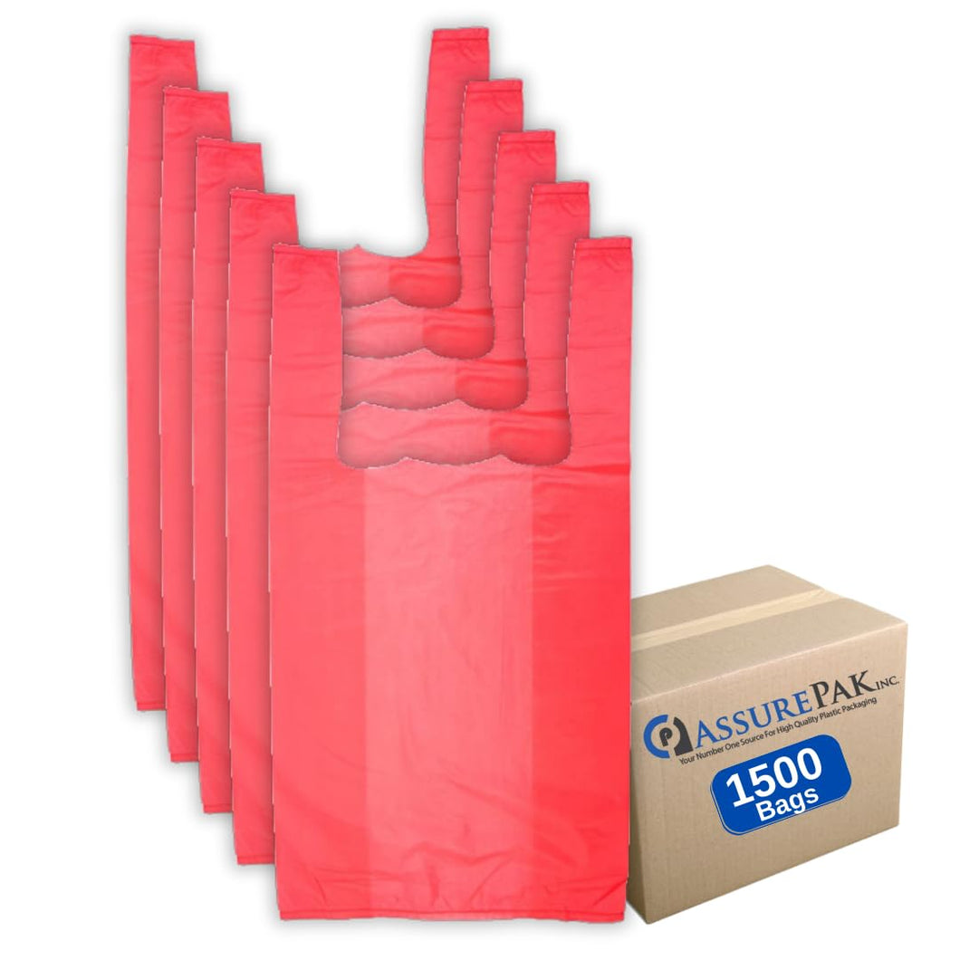 ASSUREPAK INC. - Colored Unprinted HDPE T-Shirt Bags - 1/10 BBL 8