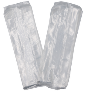 Clear (Natural Color) LDPE Poly (No Venting Holes) - 4"x2"x12" - 1000 Bags - 0.95 mil - Clear - LDPOLY4212WF - AssurePak