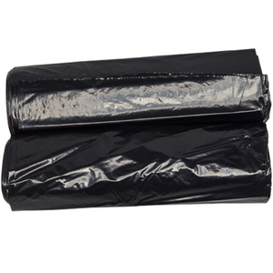 Black LDPE Coreless Trash Bags - 36"x58" - 30 Bags - 3.0 mil - Black - 3M3658BLKLDTL - AssurePak