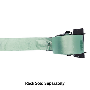 ASSUREPAK INC. - Narrow Profile Produce Roll Bags - 16"X28" - 1900 Bags - 8 microns - Green Tint - 1628NPPROD8M-EXTC
