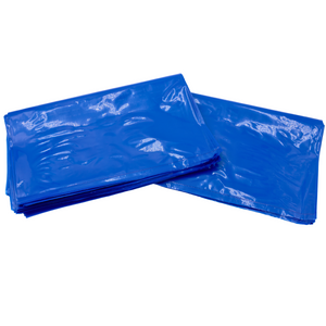 LDPE Die Cut Merchandies Bags - 12"x15" - 500 Bags - 1.5 mil - Blue - 1215DCBLUE - AssurePak