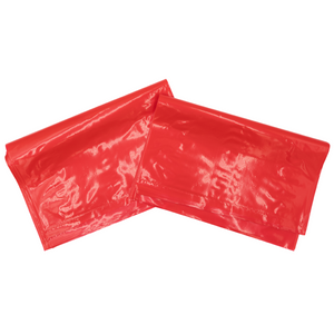 LDPE Die Cut Merchandies Bags - 12"x15" - 500 Bags - 1.5 mil - Red - 1215DCRED - AssurePak