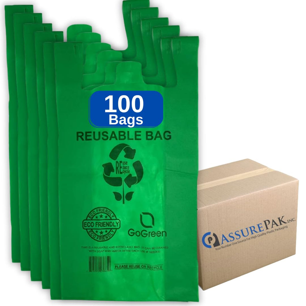 ASSUREPAK INC. - Green PP Non Woven Reusable Bags - Jumbo 16