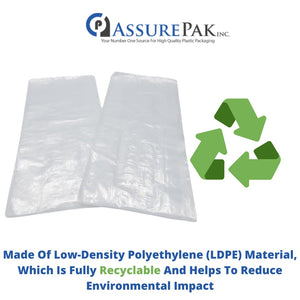 ASSUREPAK INC. - Clear (Natural Color) LDPE Poly Vented Bags (With