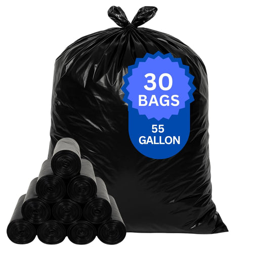 ASSUREPAK INC. - Black LDPE Coreless Trash Bags - 36
