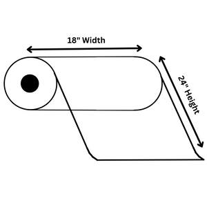 Clear (Natural Color) Produce Rolls (HDPE) - 18"X24" - 1200 Bags - 12 microns - Clear - 1824CWHDPRODWF - AssurePak