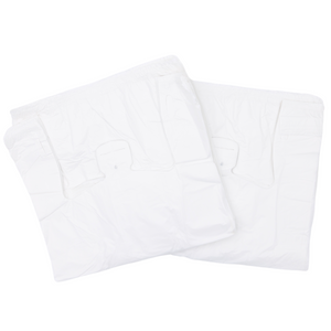 ASSUREPAK INC. - White Unprinted HDPE T-Shirt Bags - 1/6 BBL 11.5"X6"X21" - 1000 Bags - 13 microns - White - LOOP-WHITE
